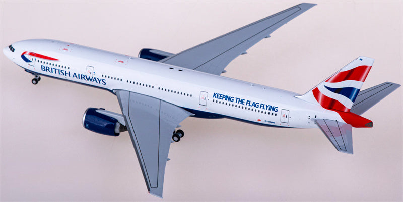 NG Models British Airways Boeing 777-200ER G-YMMI Keeping the flag flying 1:400 Diecast Model view 2