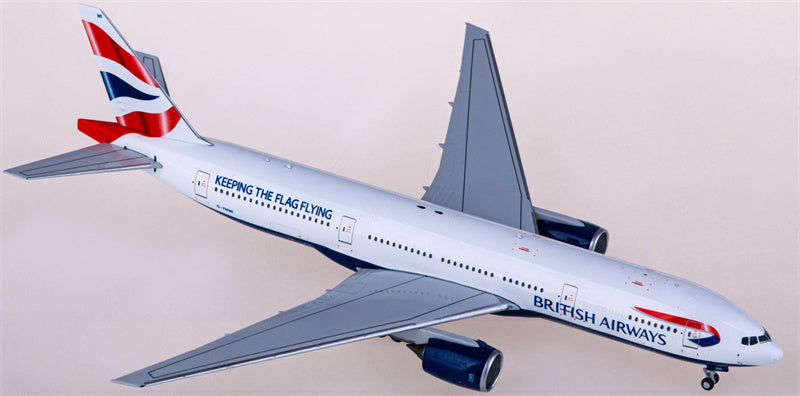 NG Models British Airways Boeing 777-200ER G-YMMI Keeping the flag flying 1:400 Diecast Model view 3