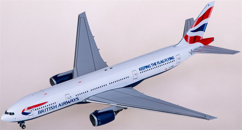 NG Models British Airways Boeing 777-200ER G-YMMI Keeping the flag flying 1:400 Diecast Model view 1
