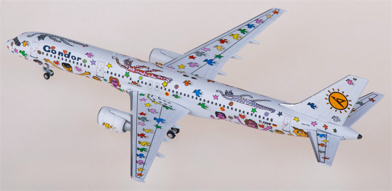 NG Models Condor Boeing 757-200 D-ABNF Rizzi Bird 1:400 Diecast Model view 2