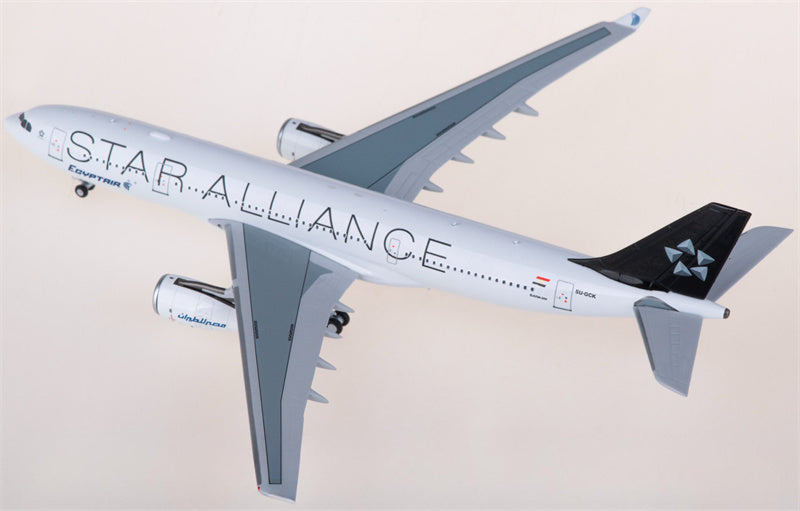 NG Models EgyptAir Airbus A330-200 SU-GCK Star Alliance 1:400 diecast plane Diecast Model view 2