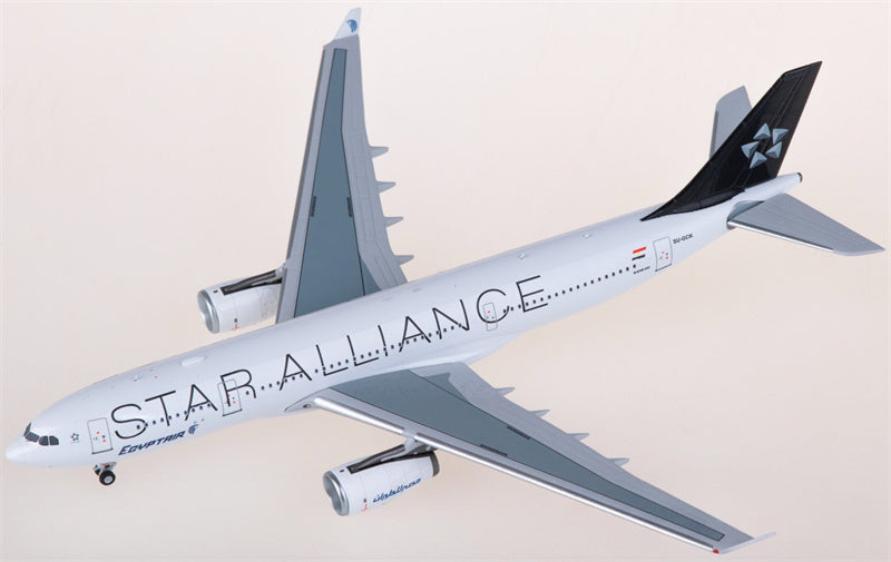 NG Models EgyptAir Airbus A330-200 SU-GCK Star Alliance 1:400 diecast plane Diecast Model view 4