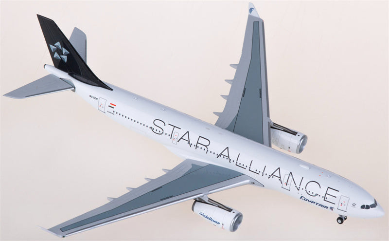 NG Models EgyptAir Airbus A330-200 SU-GCK Star Alliance 1:400 diecast plane Diecast Model view 1