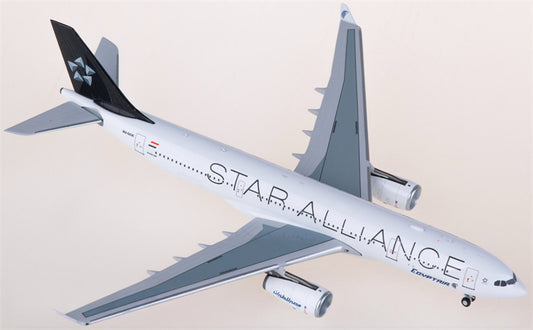 NG Models EgyptAir Airbus A330-200 SU-GCK Star Alliance 1:400 diecast plane Diecast Model view 1