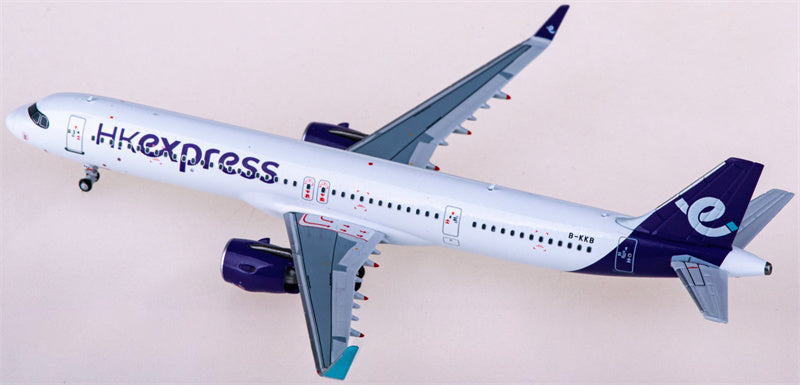 NG Models HK Express Airbus A321neo B-KKB 1:400 Diecast Model view 2