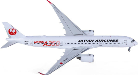 NG Models Japan Airlines Airbus A350-900 JA01XJ 1:400 Diecast Model view 1