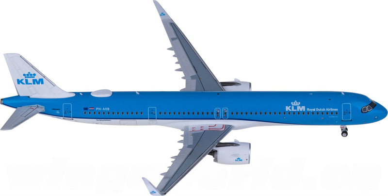 NG Models KLM Airbus A321neo PH-AXB 1:400 Diecast Model view 1