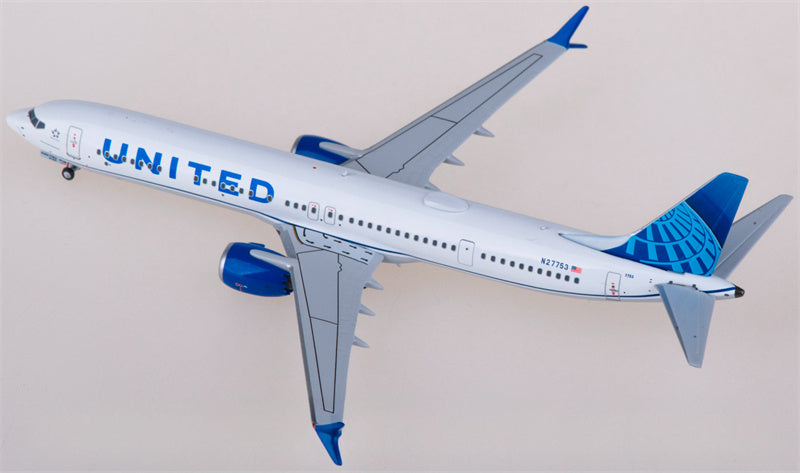 NG Models United Airlines Boeing 737 MAX 10 N27753 1:400 Diecast Model view 3