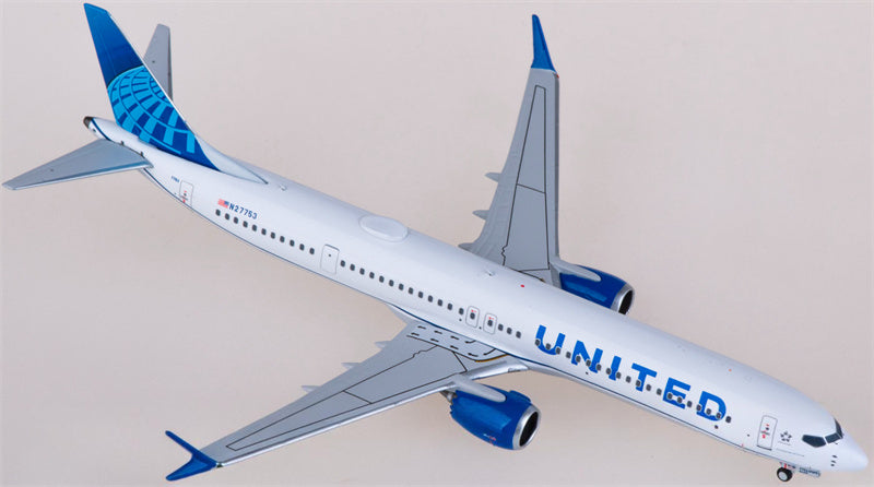 NG Models United Airlines Boeing 737 MAX 10 N27753 1:400 Diecast Model view 2