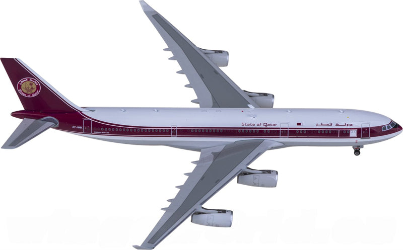Phoenix Qatar Amiri Flight Airbus A340-200 A7-HHK 1:400 Diecast Model view 1