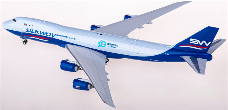 Phoenix Silk Way Airlines Cargo Boeing 747-8F VQ-BVB 1:400 Diecast Model view 1