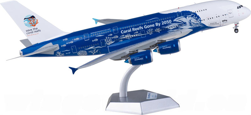 SQ Wings Hi Fly Airbus A380 9H-MIP 1:200 diecast plane Diecast Model view 2