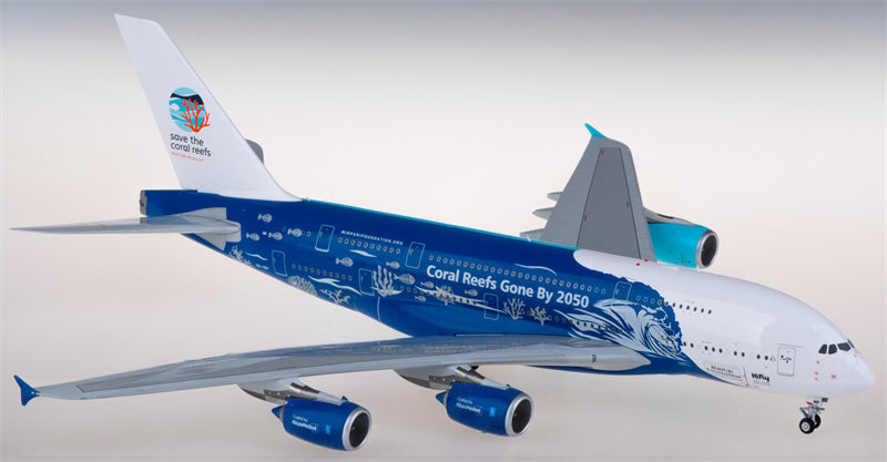 SQ Wings Hi Fly Airbus A380 9H-MIP 1:200 diecast plane Diecast Model view 1