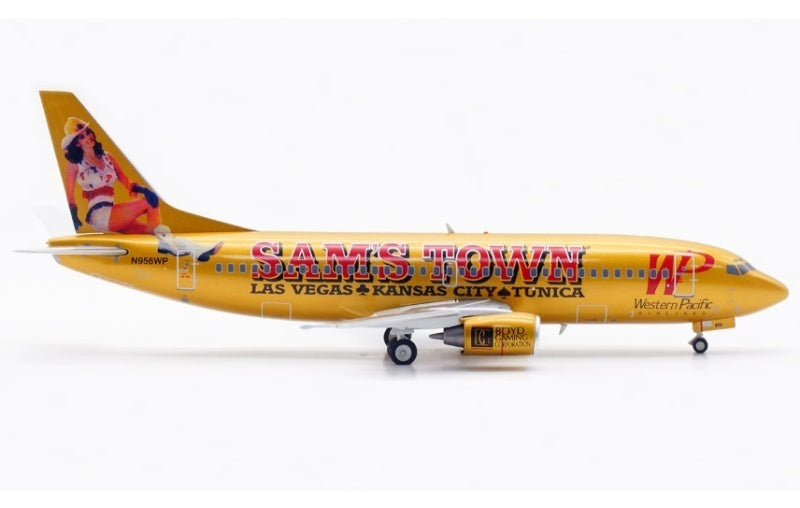 B-Models 1:200 Western Pacific Airlines B737-300 N956WP  DIECAST Model