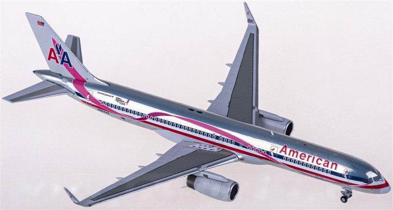 NG Models American Airlines Boeing 757-200 N664AA 1:400 Airplan Diecast Model view 3