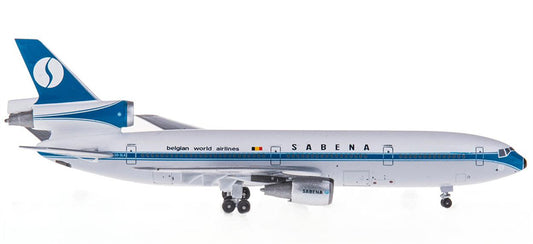 AeroClassics Sabena for McDonnell Douglas DC-10-30 OO-SLA 1:500 Aircraft Pre-built  Airliner Model Display