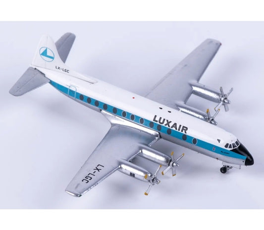 Aeroclassics 1:400 Luxair Vickers Viscount 800 LX-LGC  DIECAST Model