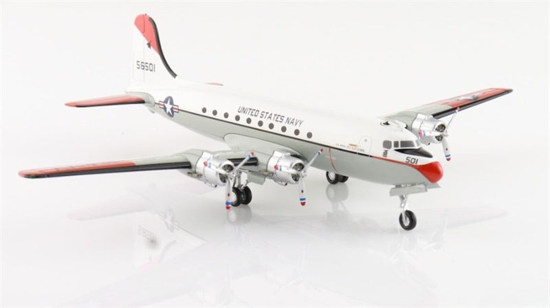Hobby Master Douglas C-54Q Skymaster 56501 US Navy Test Pilot School 1973 1:200 Airplane Pre-built Model