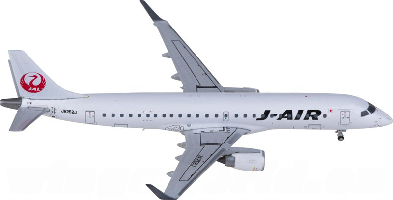JC Wings J-Air for Embraer ERJ-190STD JA252J 1:400 Airplane Pre-built  Airliner Model Display