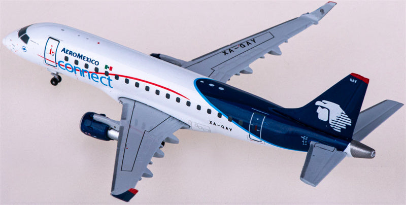 JC Wings Aeromexico for Embraer ERJ-170LR XA-GAY 1:400 Airplane Pre-built  Airliner Model Display
