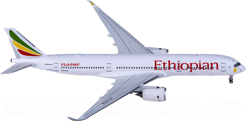 NG Models Ethiopian Airlines Airbus A350-900 ET-AYA 1:400 Diecast Model view 1