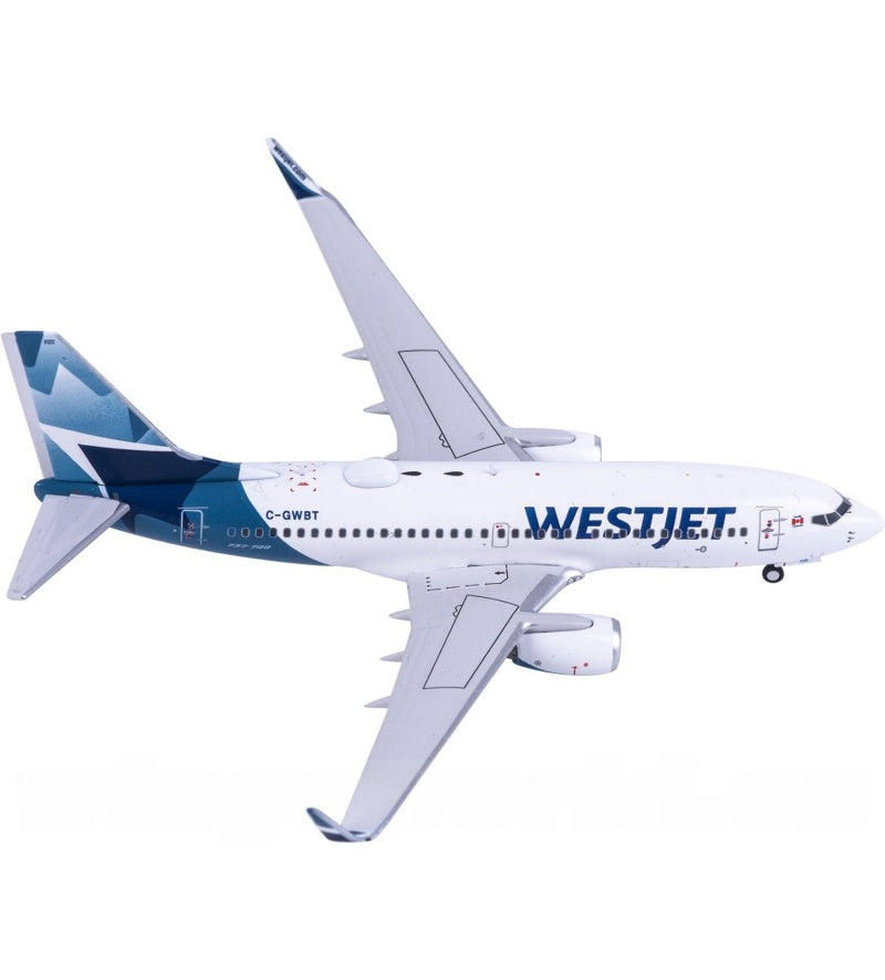 C Model 1:400 WestJet Boeing 737-700 C-GWBT  DIECAST Model