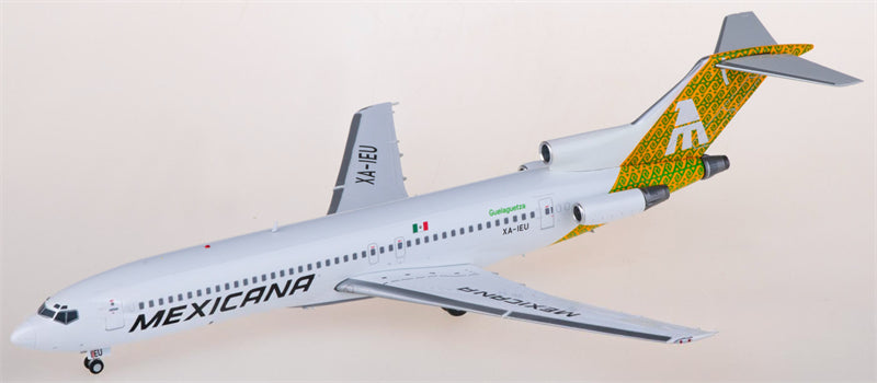 JC Wings Mexicana for Boeing 727-200 XA-IEU 1:200 Airplane Pre-built Airliner Model Display