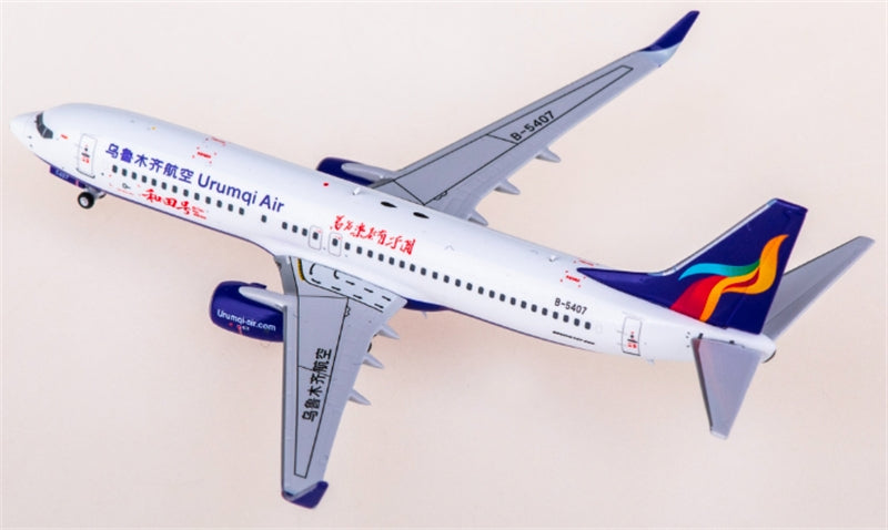 AeroPolaris Urumqi Air Boeing 737-800 B-5407 1:400 Diecast Model view 3