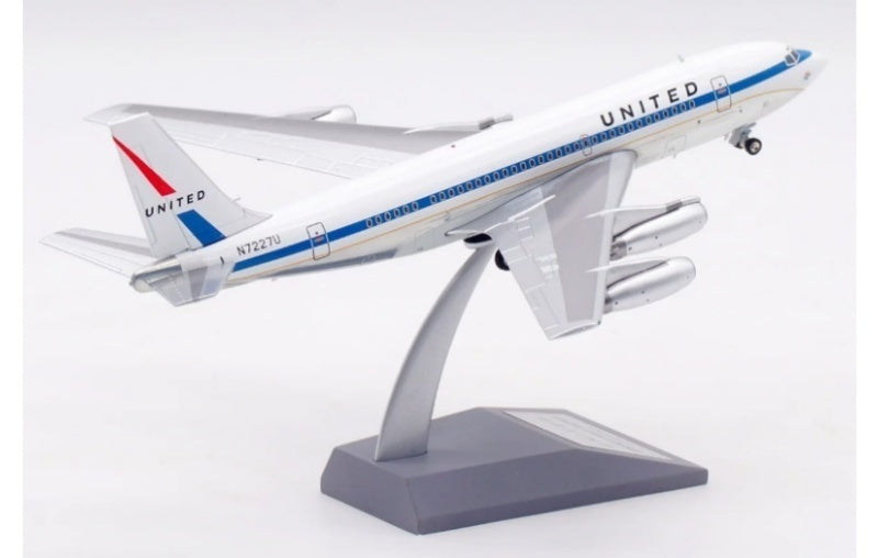 Inflight 1:200 United Airlines B720 N7227U polishing DIECAST Model