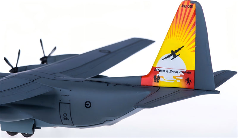 Hogan 1:200 RAAF Lockheed C-130 A97-005 34th Anniversary DIECAST Model