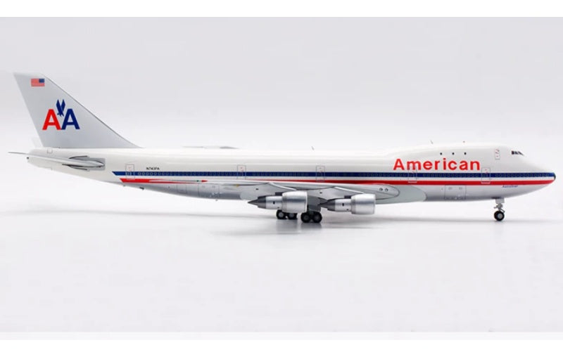 JC Wings 1:200 American Airlines B747-100 N743PA polishing DIECAST Model