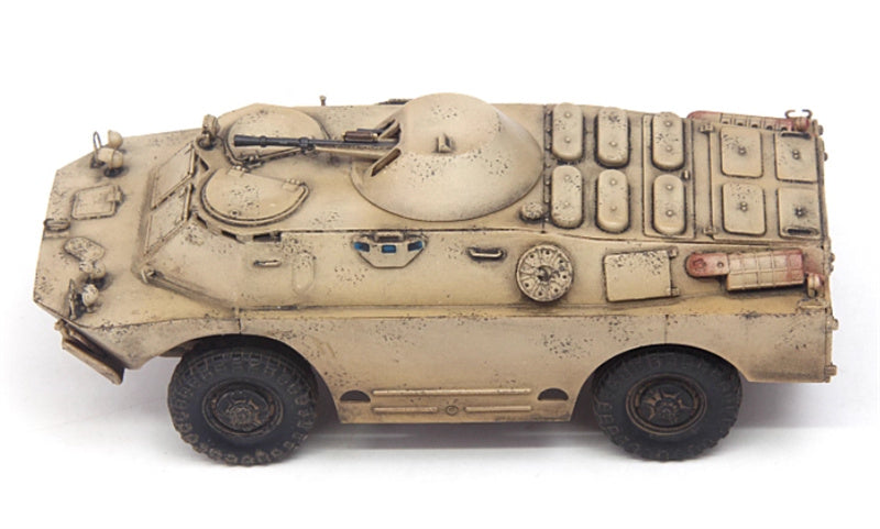 S-MODEL BRDM-2 armored reconnaissance vehicle Middle East Sand colored coating 1:72 Tank Pre-built Model