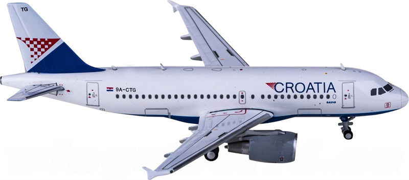 JC Wings Croatia Airlines Airbus A319 9A-CTG 1:400 Diecast Model view 1