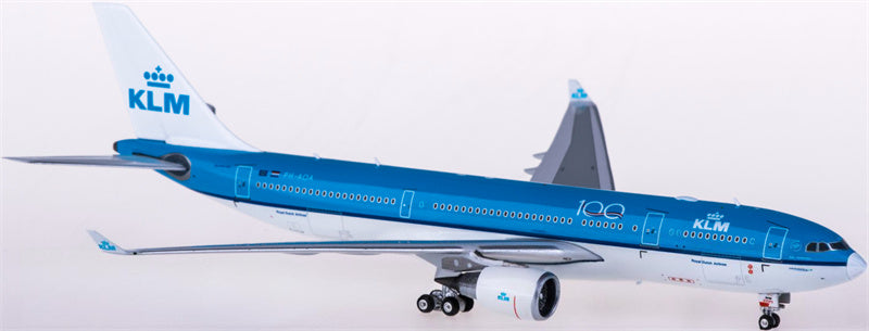 Phoenix KLM for Airbus A330-200 PH-AOA 100th Anniversary 1:400 Airplane Pre-built  Airliner Model Display