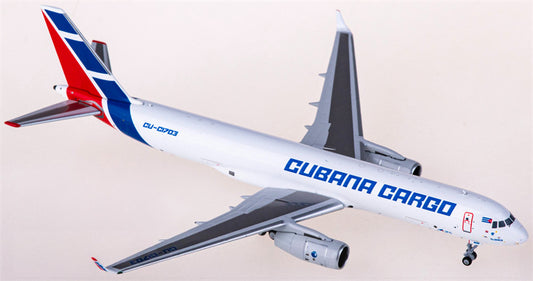 NG Models Cubana Cargo Tupolev TU-204-100SE CU-C1703 1:400 Diecast Model view 1