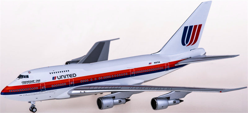 NG Models United Airlines Boeing 747SP N147UA 1:400 Diecast Model view 2