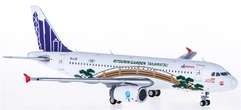 JC Wings HK Express Airbus A320 B-LCB Sanuki Udon 1:400 Diecast Model view 3