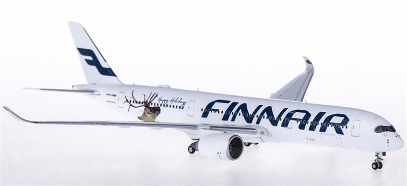 JC Wings Finnair Airbus A350-900 OH-LWD Happy Holiday 1:400 Diecast Model view 4