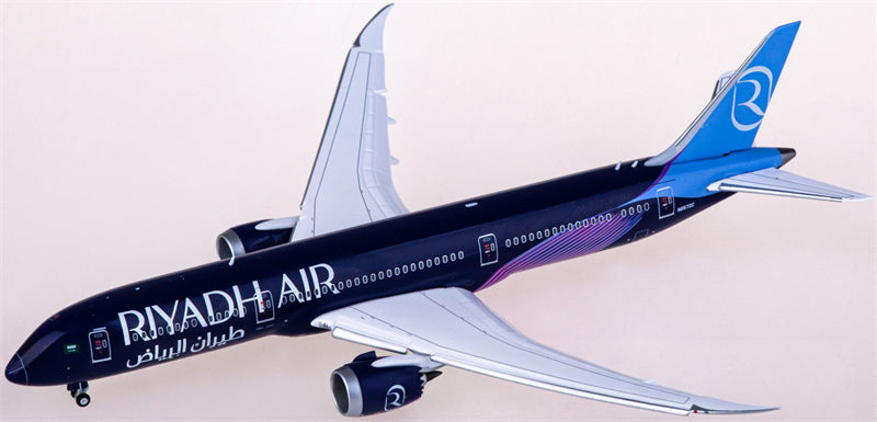 JC Wings Riyadh Air Boeing 787-9 Dreamliner N8572C Flaps Down 1:400 Diecast Model view 1