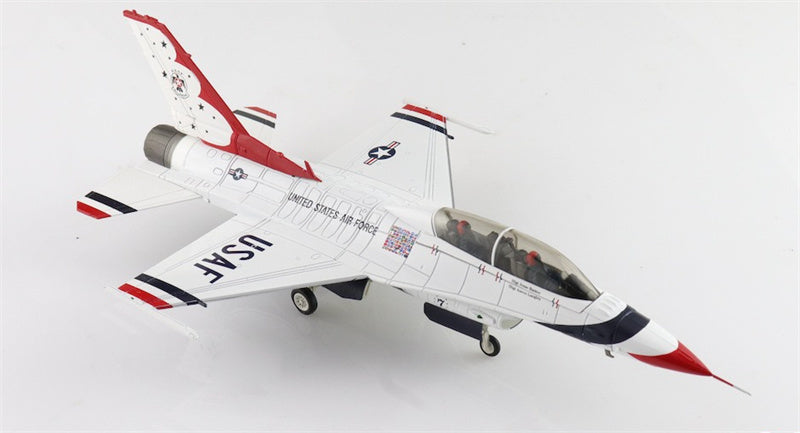 HOBBY MASTER F16D Fighting Falcon Thunderbirds No.7 plane USAF Nellis AFB 2017 1:72 Aircraft Pre-built Model