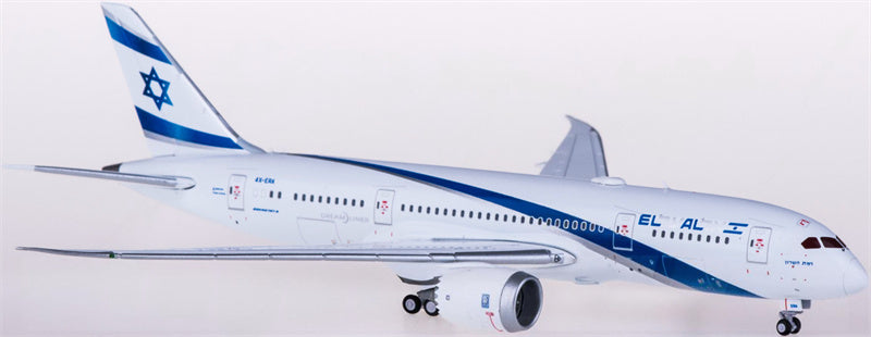 JC Wings El Al Boeing 787-8 Dreamliner 4X-ERA 1:400 Diecast Model view 4