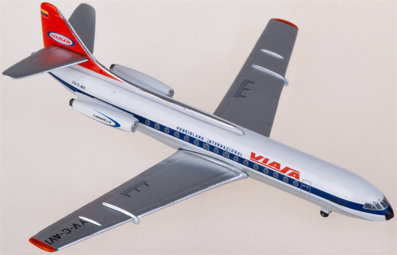 AeroClassics Viasa Sud Aviation SE 210 YV-C-AVI 1:400 Aircraft Pre-built  Airliner Model Display