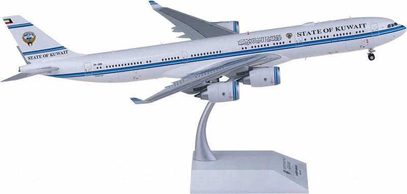 JC Wings State of Kuwait Airbus A340-500 9K-GBB 1:200 Diecast Model view 1
