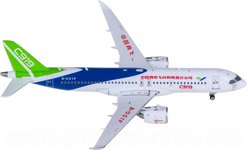 Phoenix COMAC C919 B-001F 1:400 Diecast Model view 3