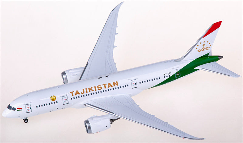 NG Models Tajikistan Government Boeing 787-8 EY-001 1:400 Diecast Model view 3
