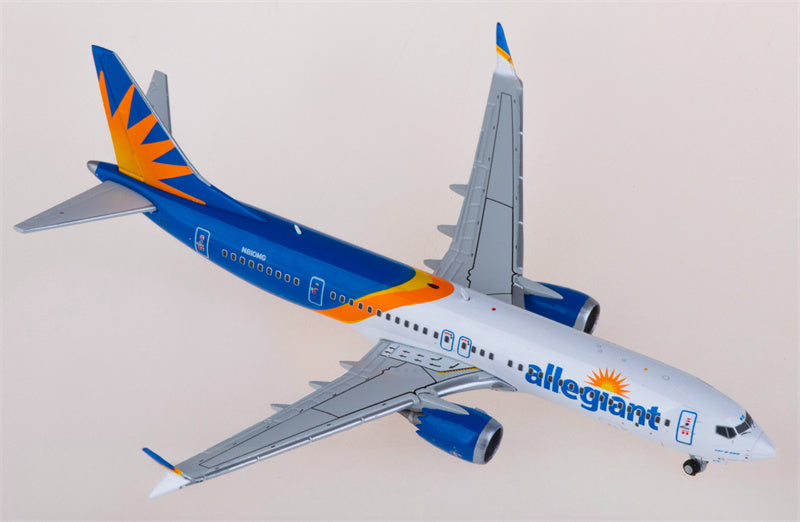 Geminijets Allegiant Boeing 737 MAX 8 N810MG 1:400 Diecast Model view 1