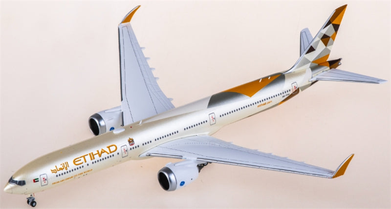 Geminijets Etihad Airways for Boeing 777-9X A6-FAA 1:400 Aircraft Pre-built  Airliner Model Display