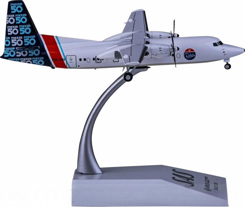 JC Wings Fokker 50 PH-OSI 1:200 Airplane Pre-built  Airliner Model Display