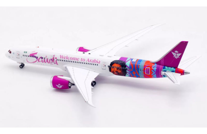Aviation 1:400 Saudi Arabian Airlines B787-9 HZ-ARF  DIECAST Model