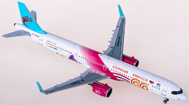 NG Models Loong Air Airbus A321neo B-329Q 1:400 Diecast Model view 3